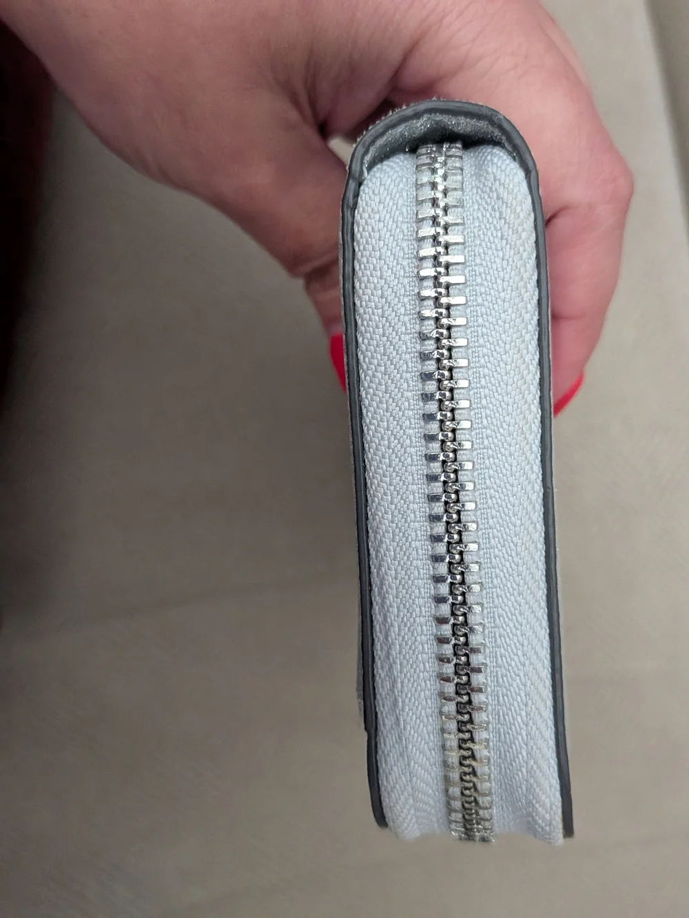 kate spade Silver Metallic Wallet Clutch